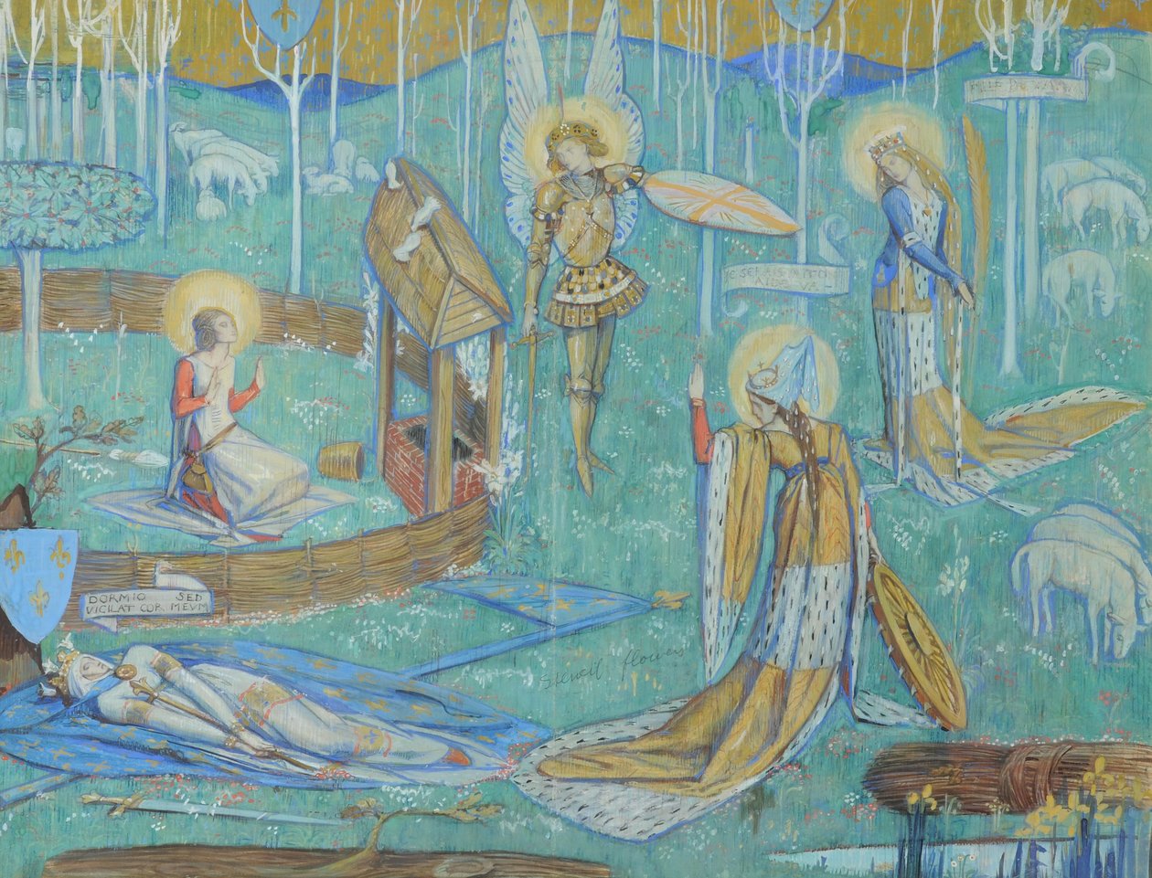 Santa Juana y Sus Voces, c.1924 de Charles Ricketts