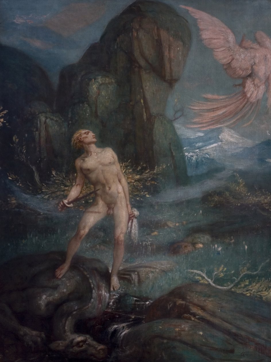 Siegfried y el Pájaro Mágico, c.1930 de Charles Ricketts