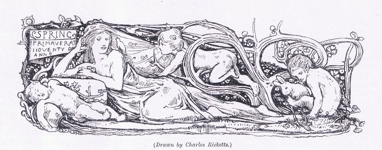 Primavera, de The Magazine of Art 1893, Cassell and Company, 1893 de Charles Ricketts