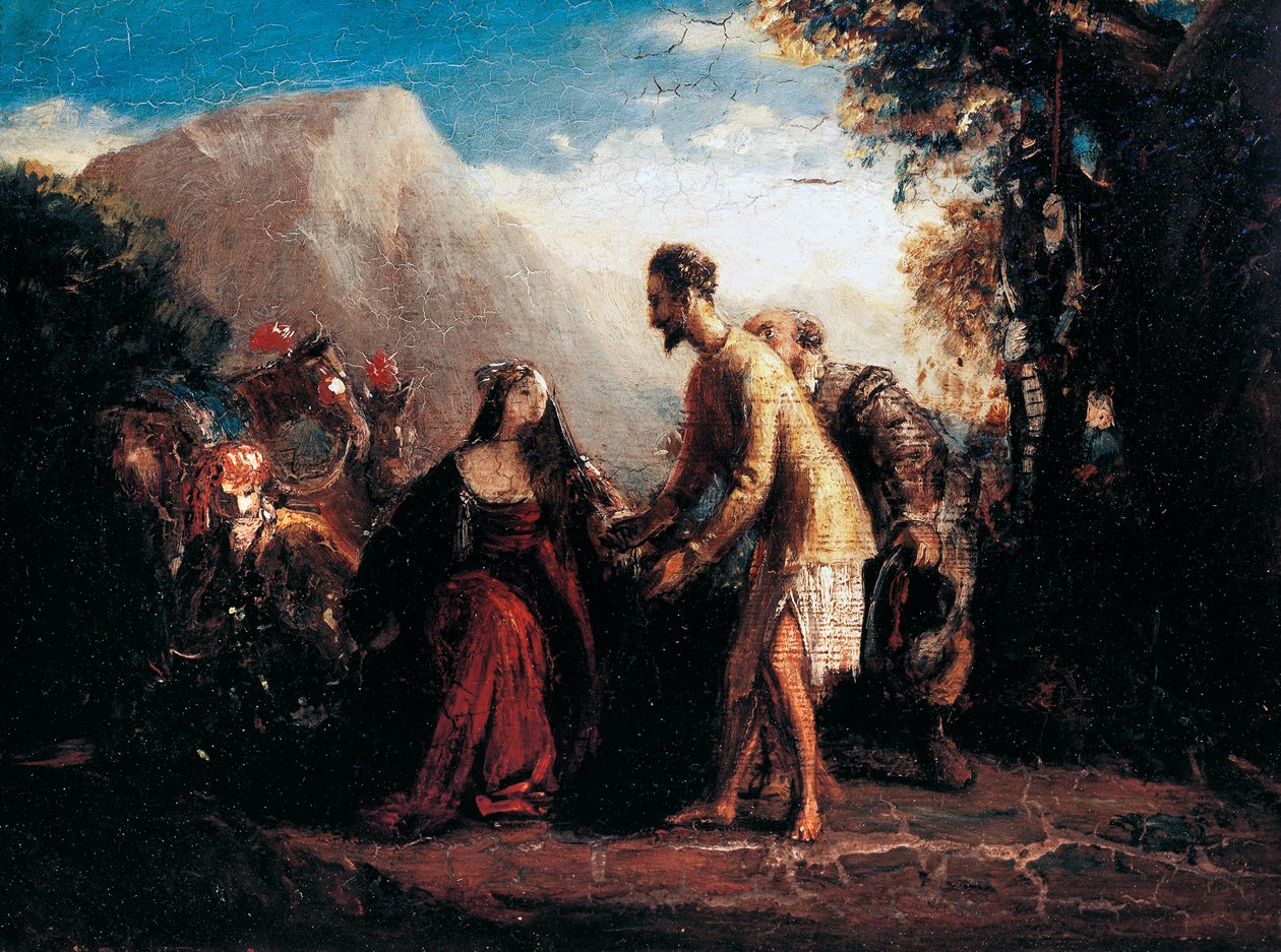 Don Quijote y Dulcinea de Charles Robert Leslie