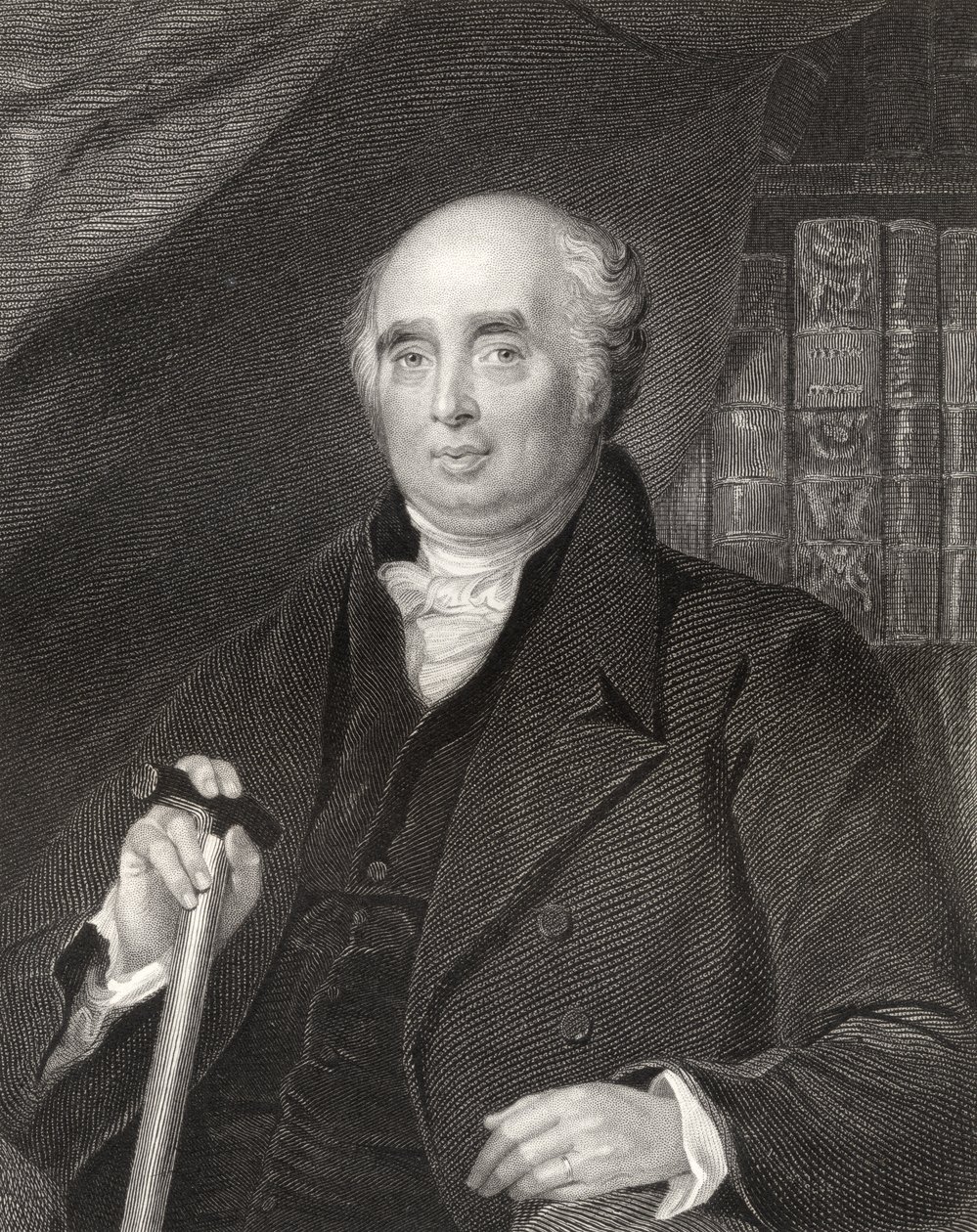Henry Richard Fox, grabado por H. Robinson, de 