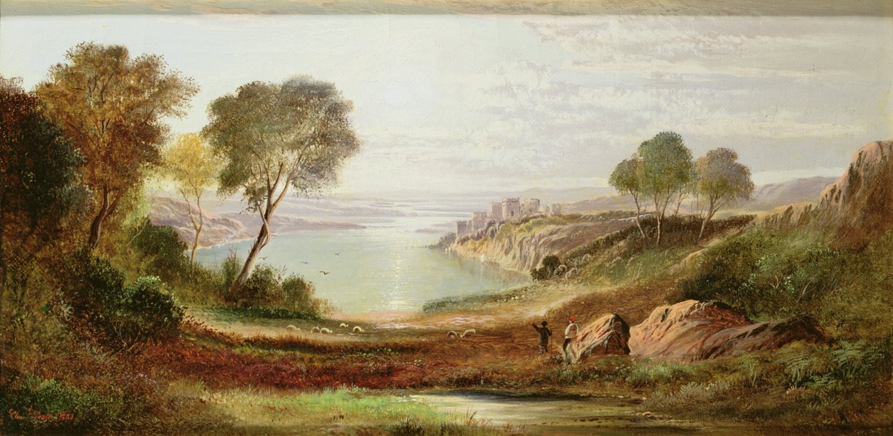 Mañana, castillo de Chepstow, Monmouthshire de Charles Robert Leslie