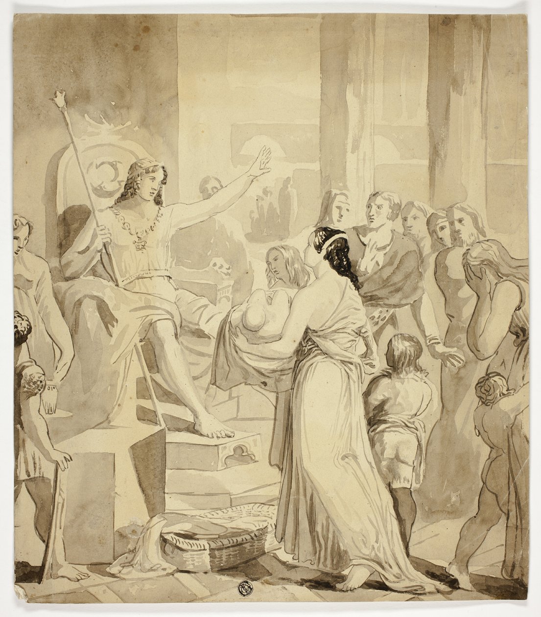 Escena de "Cuento de invierno de Charles Robert Leslie