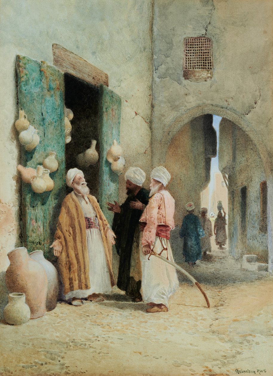 Una disputa en El Cairo de Charles Robertson
