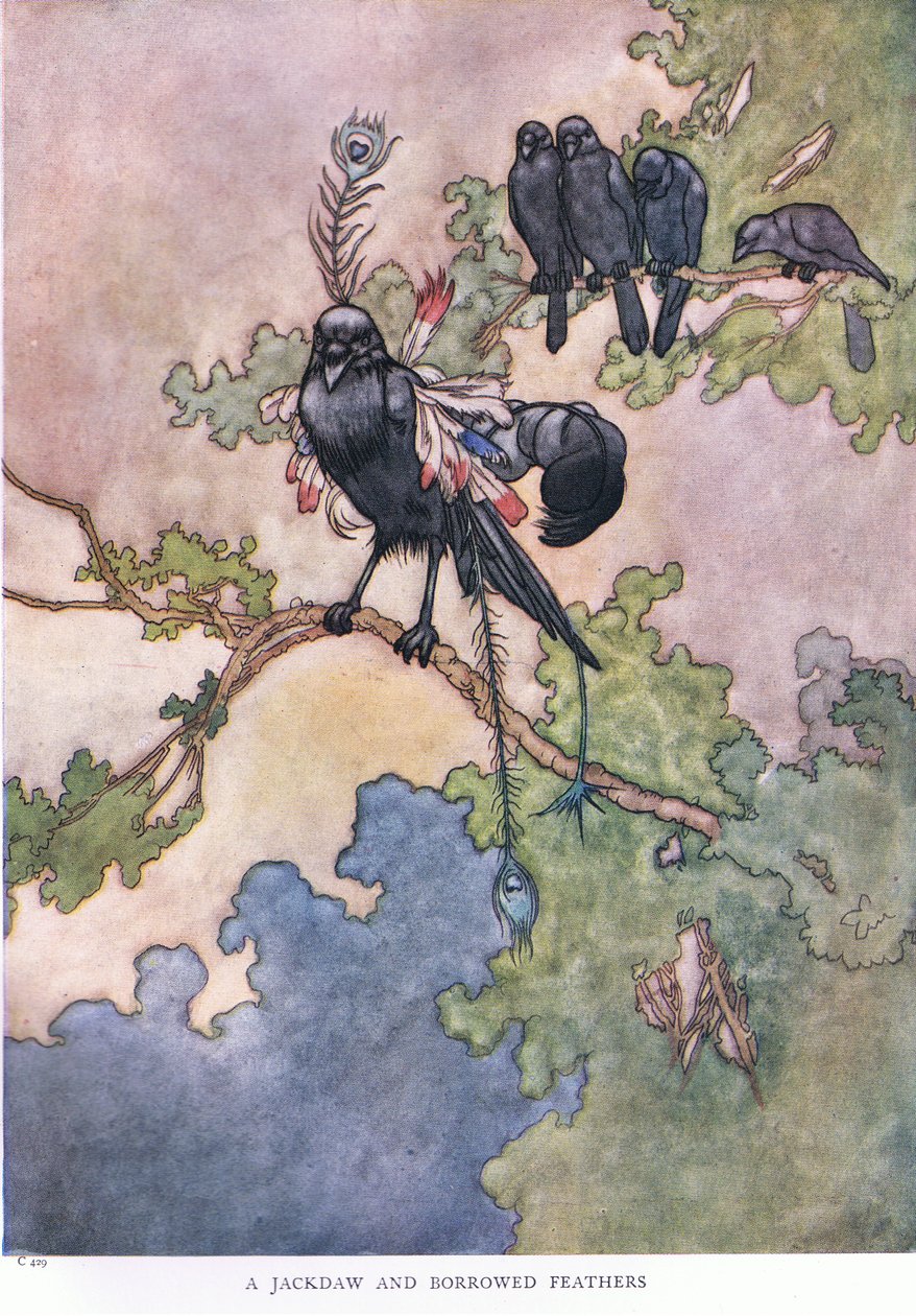 Una grajilla y plumas prestadas de Charles Robinson
