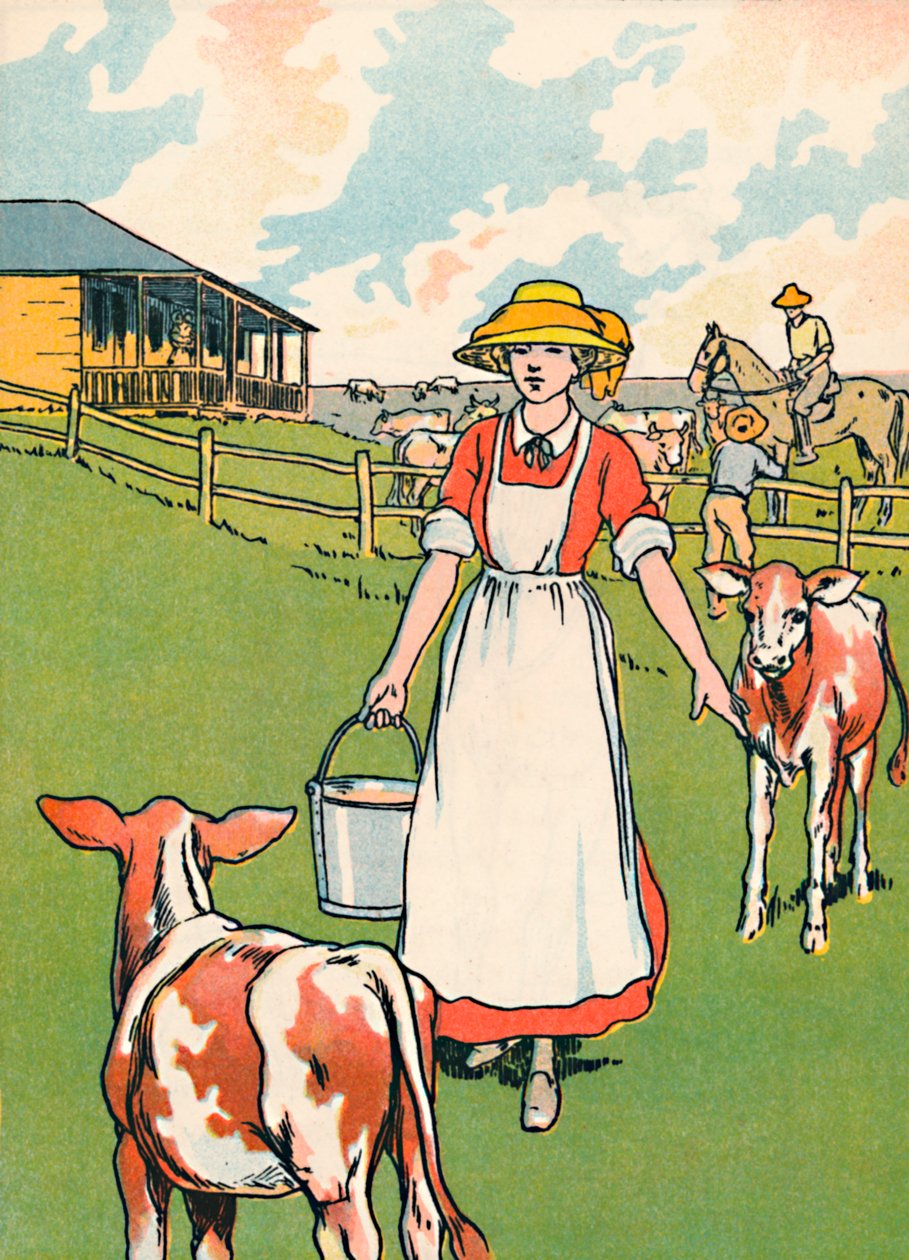 Una granja lechera australiana de Charles Robinson