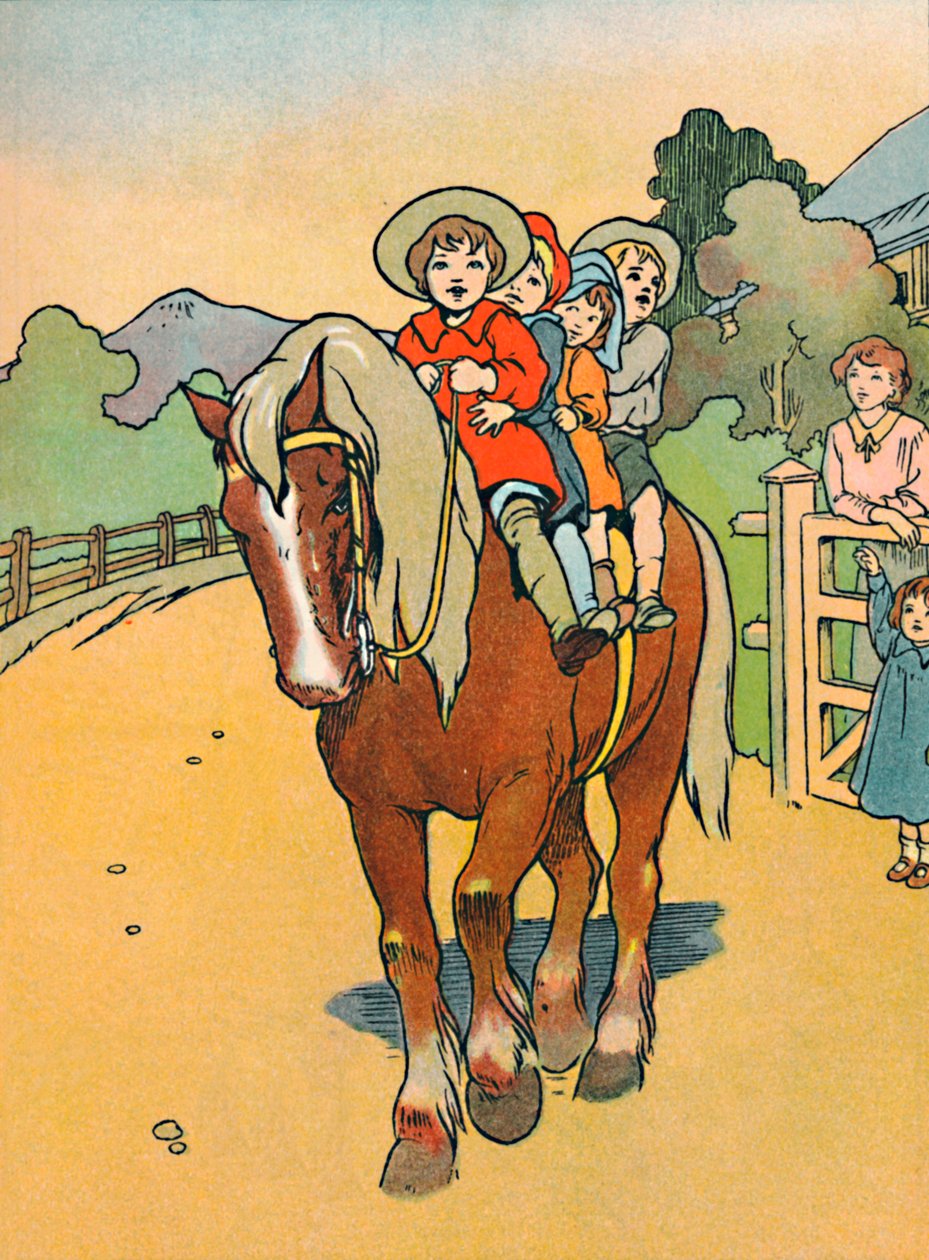 Yendo a la escuela en Nueva Zelanda, 1912 de Charles Robinson