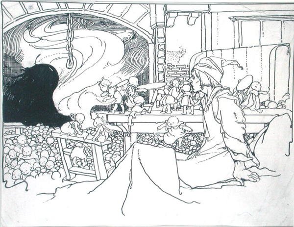 El anfitrión furioso, ilustración de 
