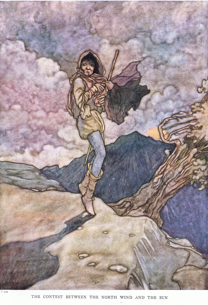 La contienda entre el viento del norte y el sol de Charles Robinson