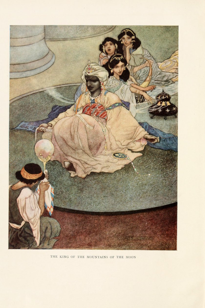 El rey de las montañas de la luna de Charles Robinson