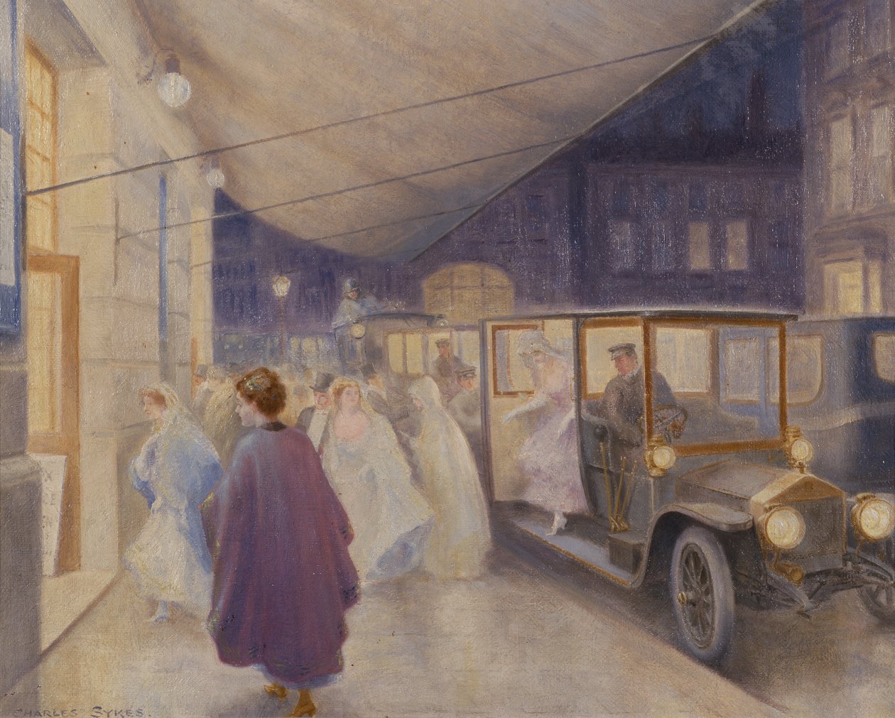 Llegada a la Ópera de Charles Robinson Sykes