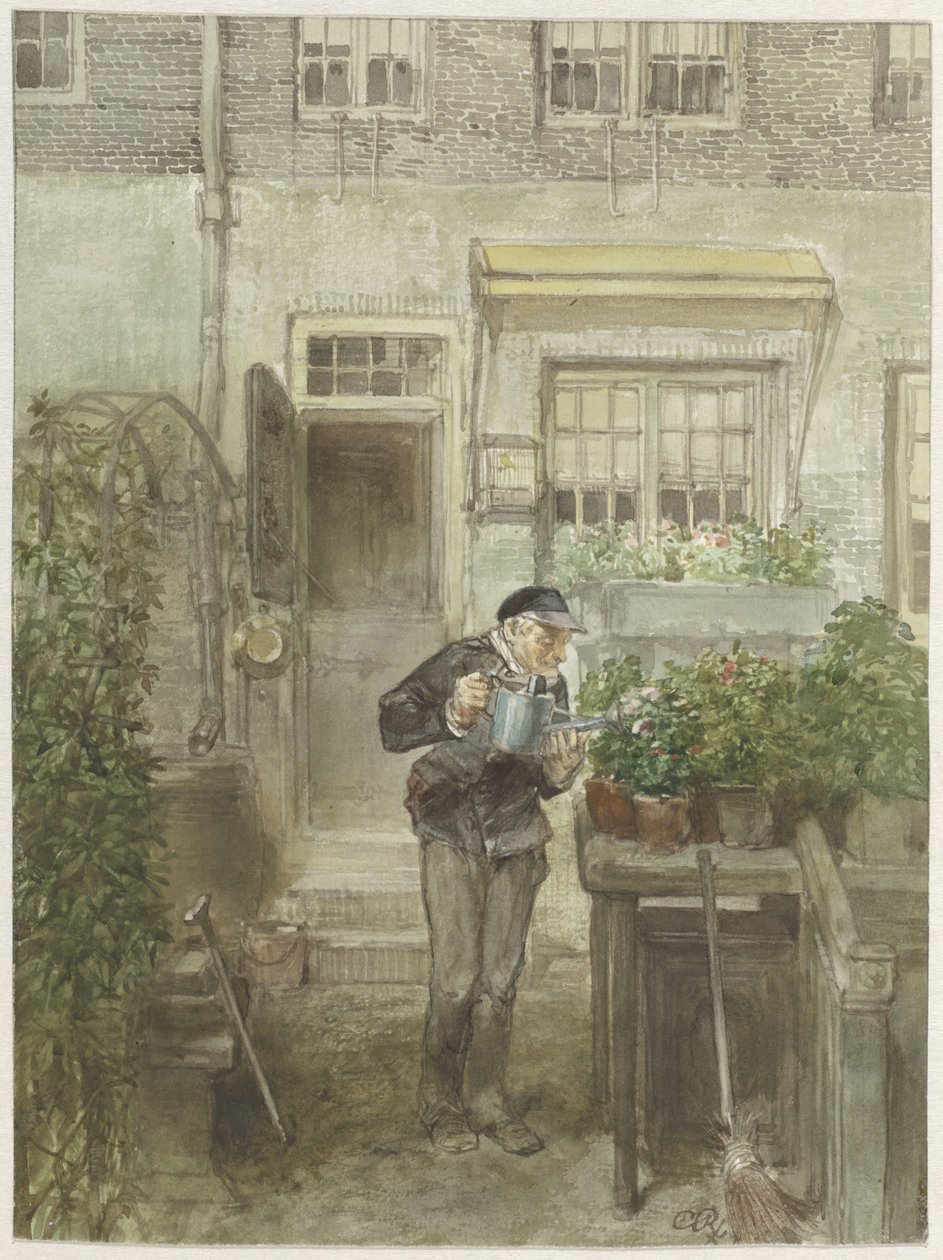 El amante de las flores de Charles Rochussen