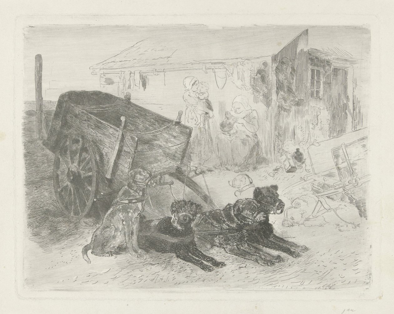 el carrito de perros de Charles Rochussen