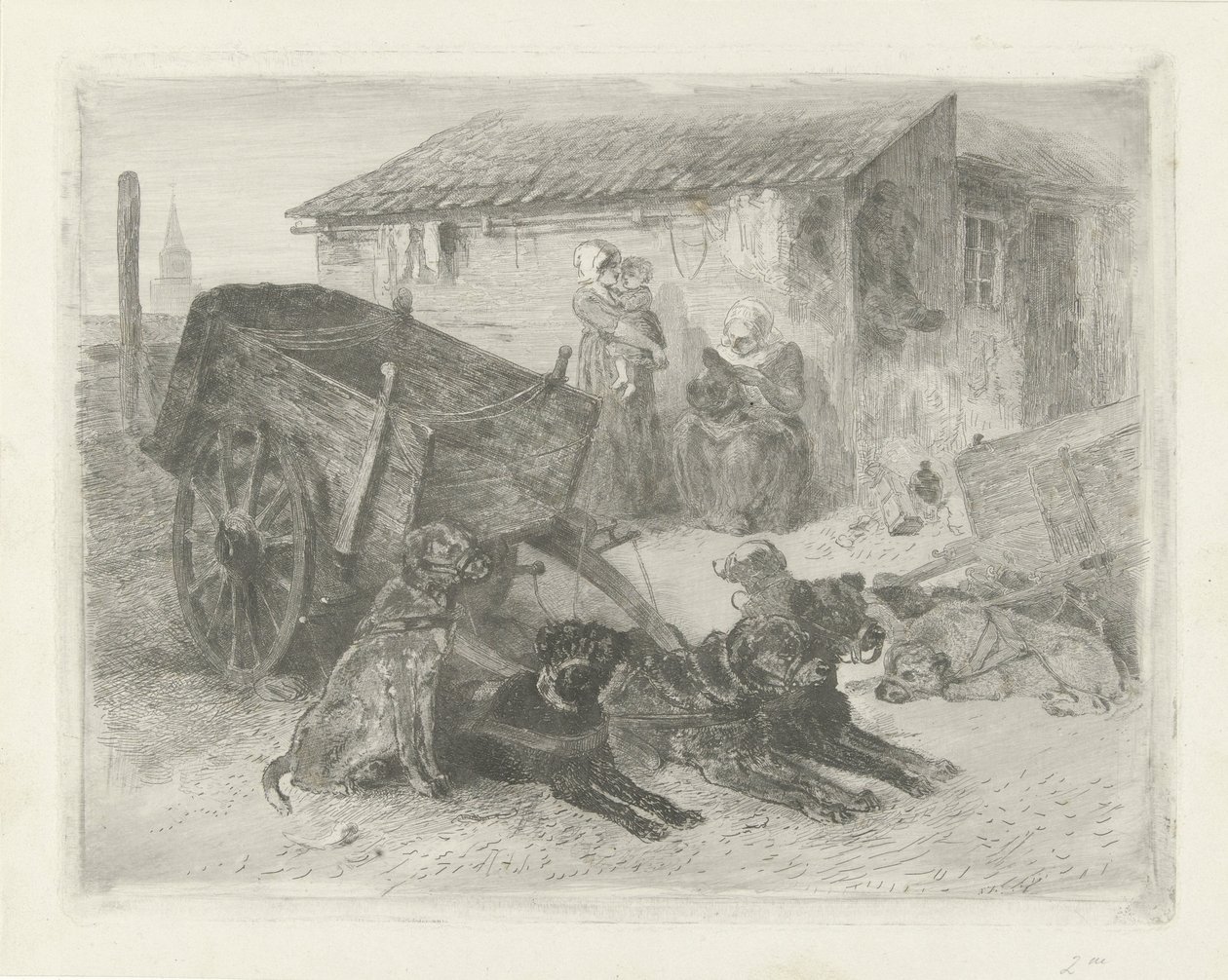 el carrito de perros de Charles Rochussen
