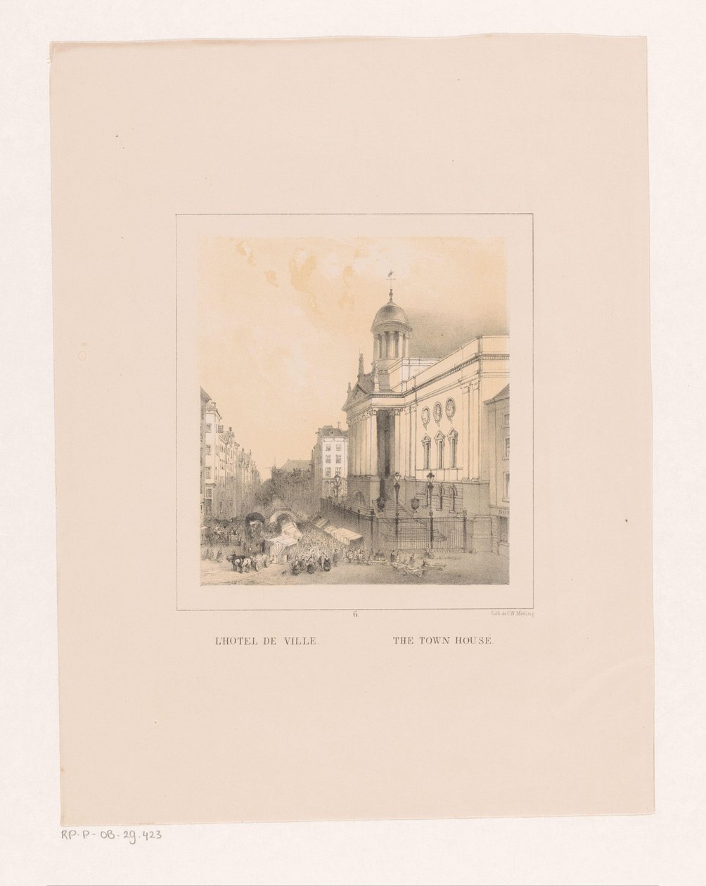 Vista del ayuntamiento de Róterdam L