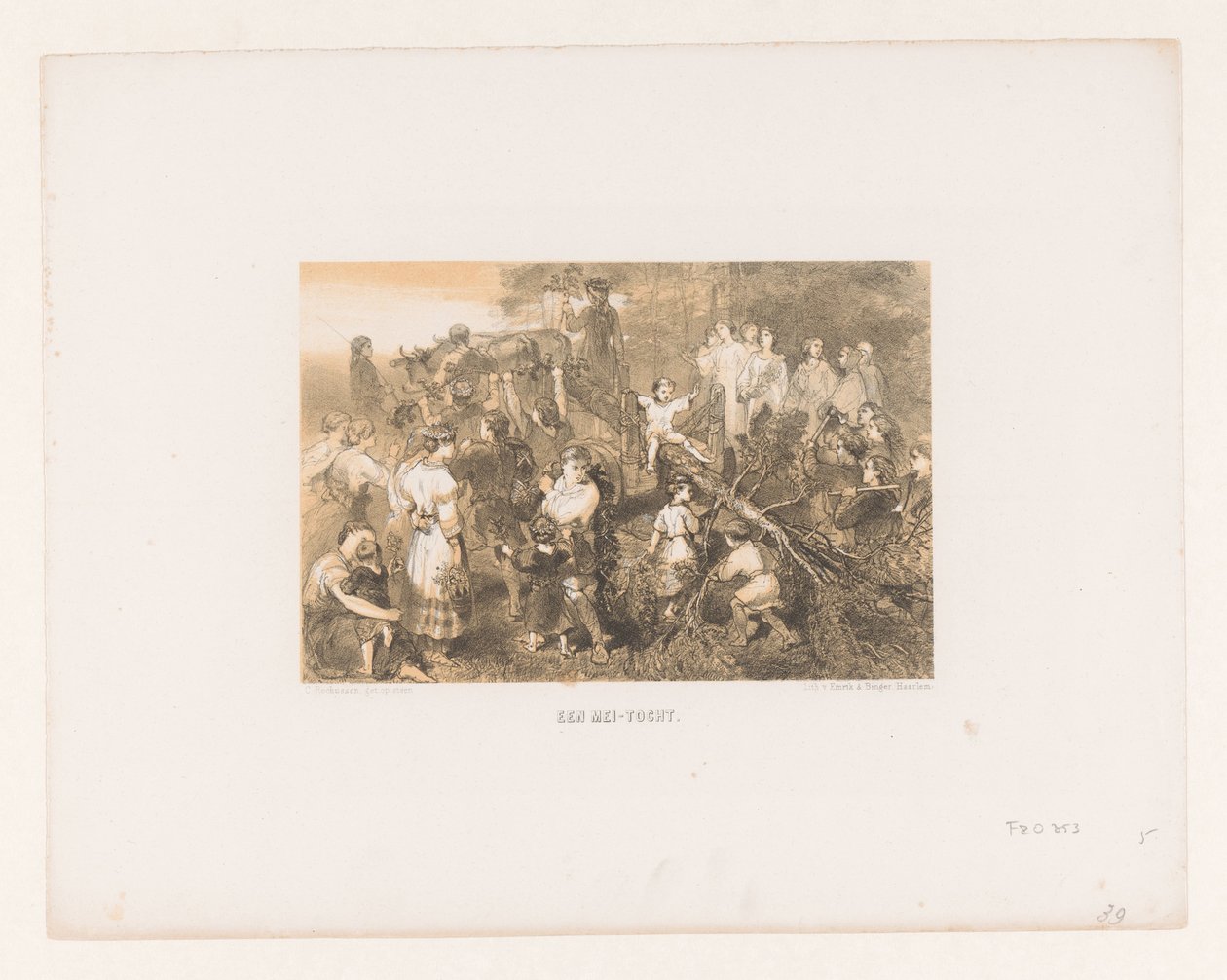 fiesta de mayo A May Tour (título sobre el objeto) de Charles Rochussen