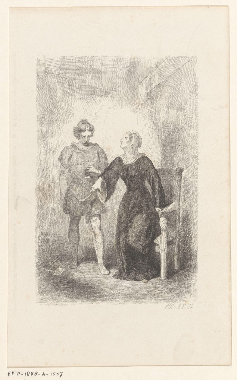 Wilfried con su madre de Charles Rochussen