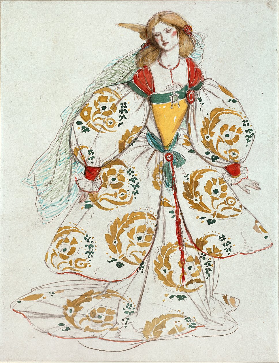 Diseño de vestuario, c. 1850-1880 de Charles S Ricketts