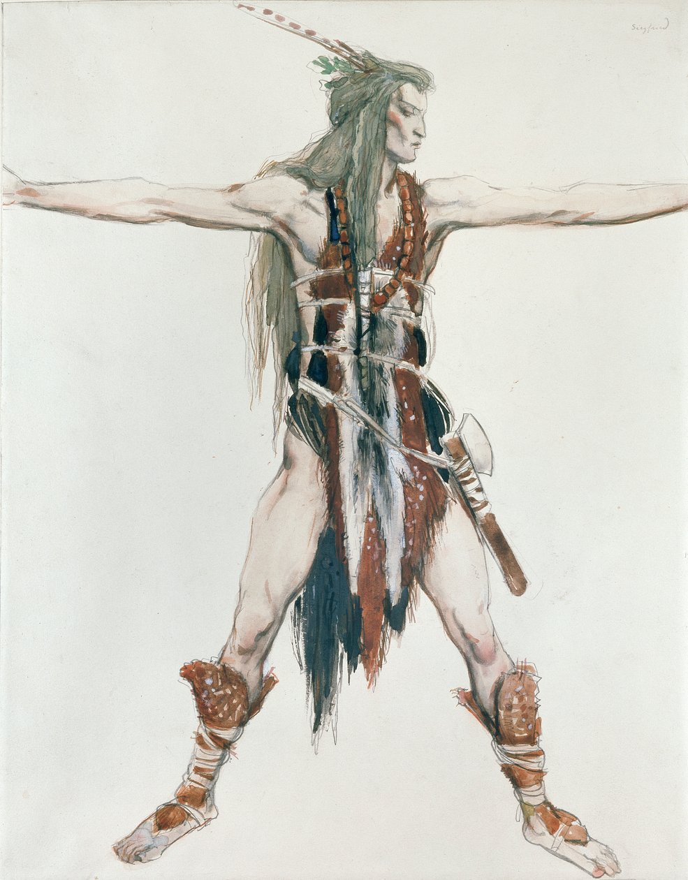 Diseño de Vestuario para Siegfried de Charles S Ricketts