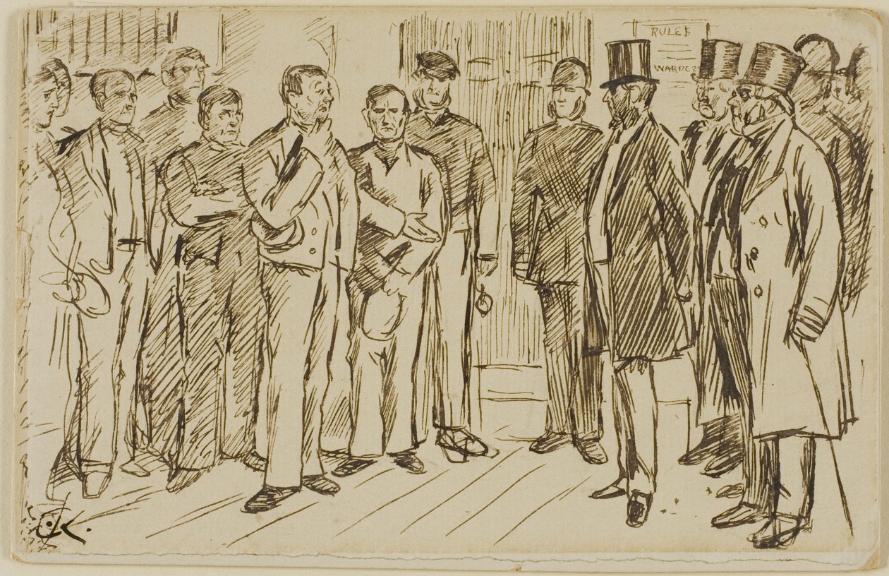 Identificación del preso de Charles Samuel Keene