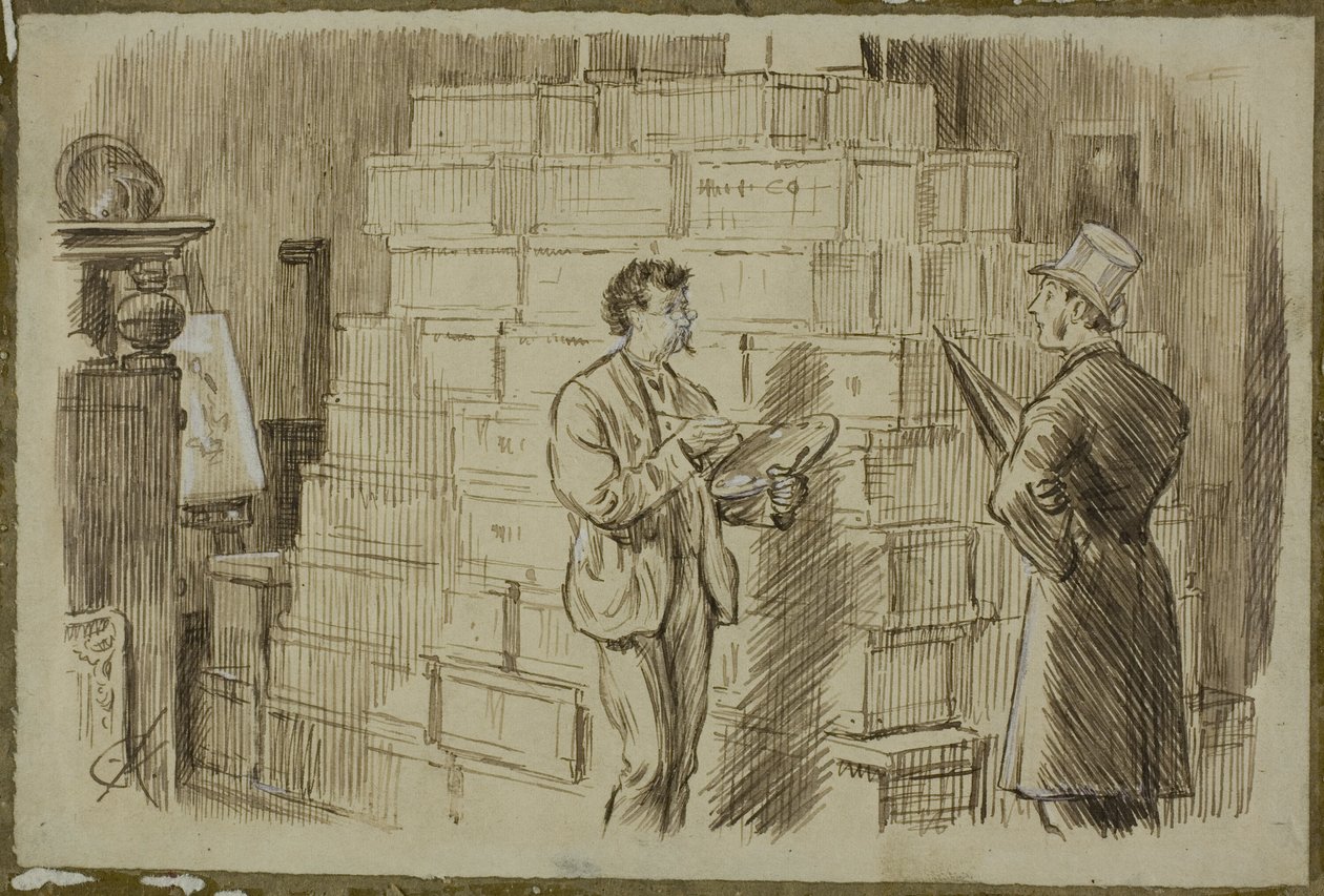 En el Estudio de Charles Samuel Keene
