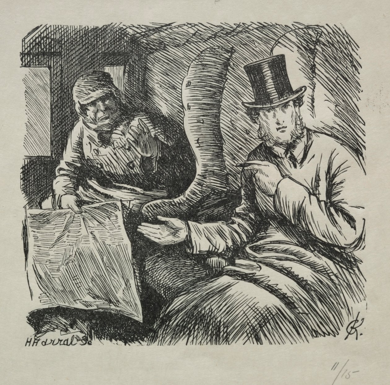 Fumar estrictamente prohibido, 1868 de Charles Samuel Keene