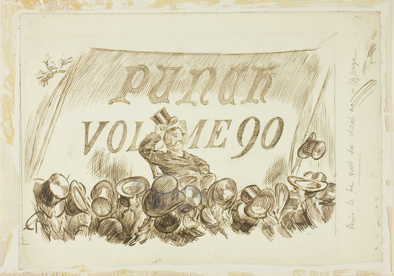 Estudio para Punch, Volumen 90 de Charles Samuel Keene