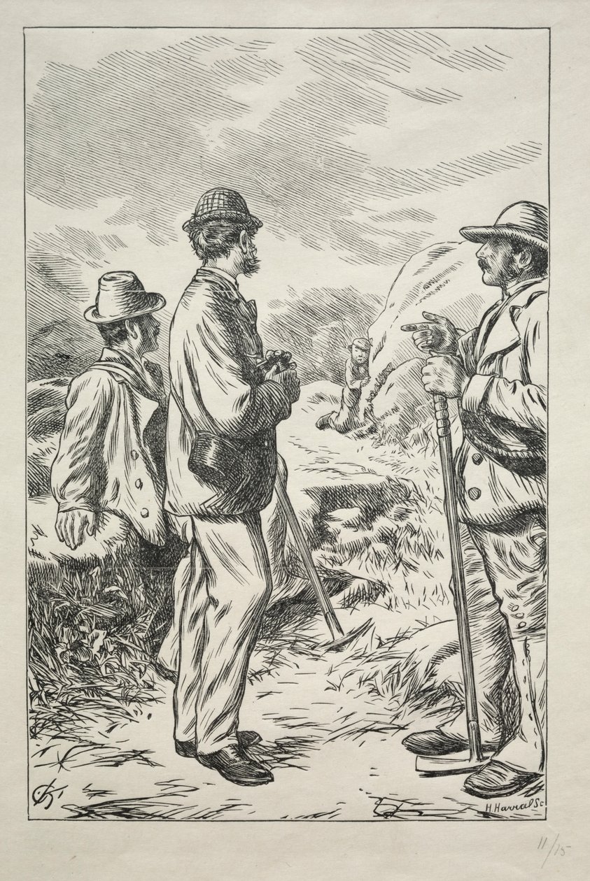 Los tres nombres, 1869 de Charles Samuel Keene