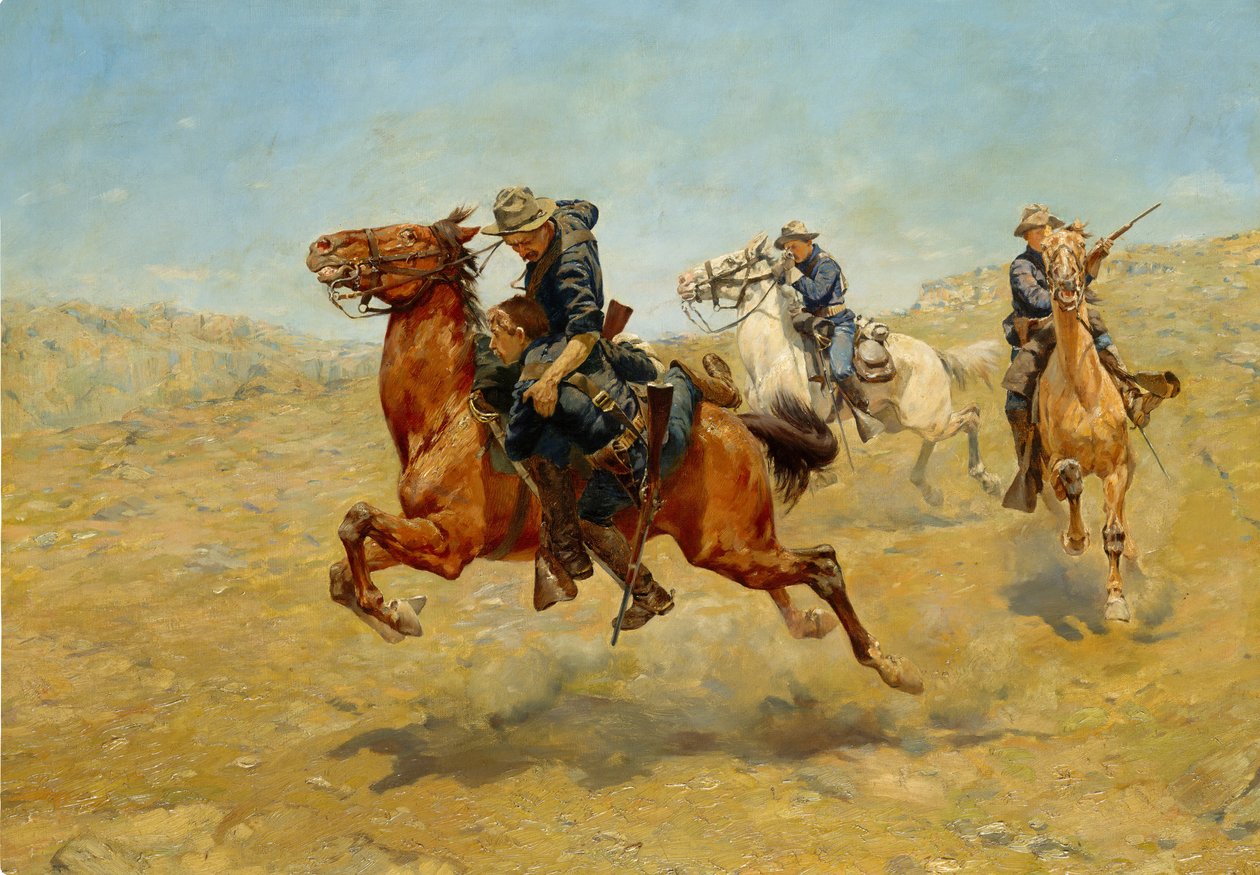 Mi compañero de litera, terminado en 1899 de Charles Schreyvogel