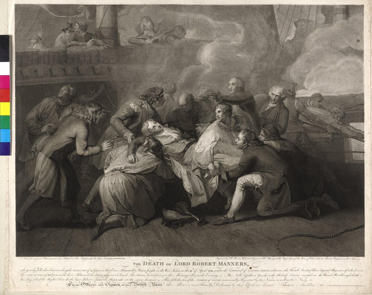 Lord Robert Manners (1758-1782) La muerte de Lord Robert Manners de Charles Sherwin
