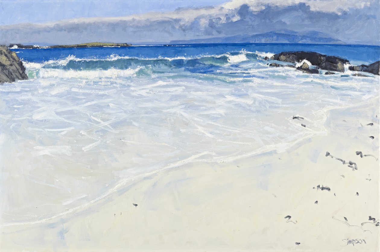 Después de la tormenta, Iona, 2010 (óleo sobre lienzo) de Charles Simpson