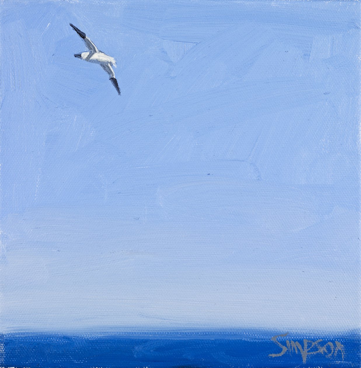 Alcatraz, 2010 (óleo sobre lienzo) de Charles Simpson