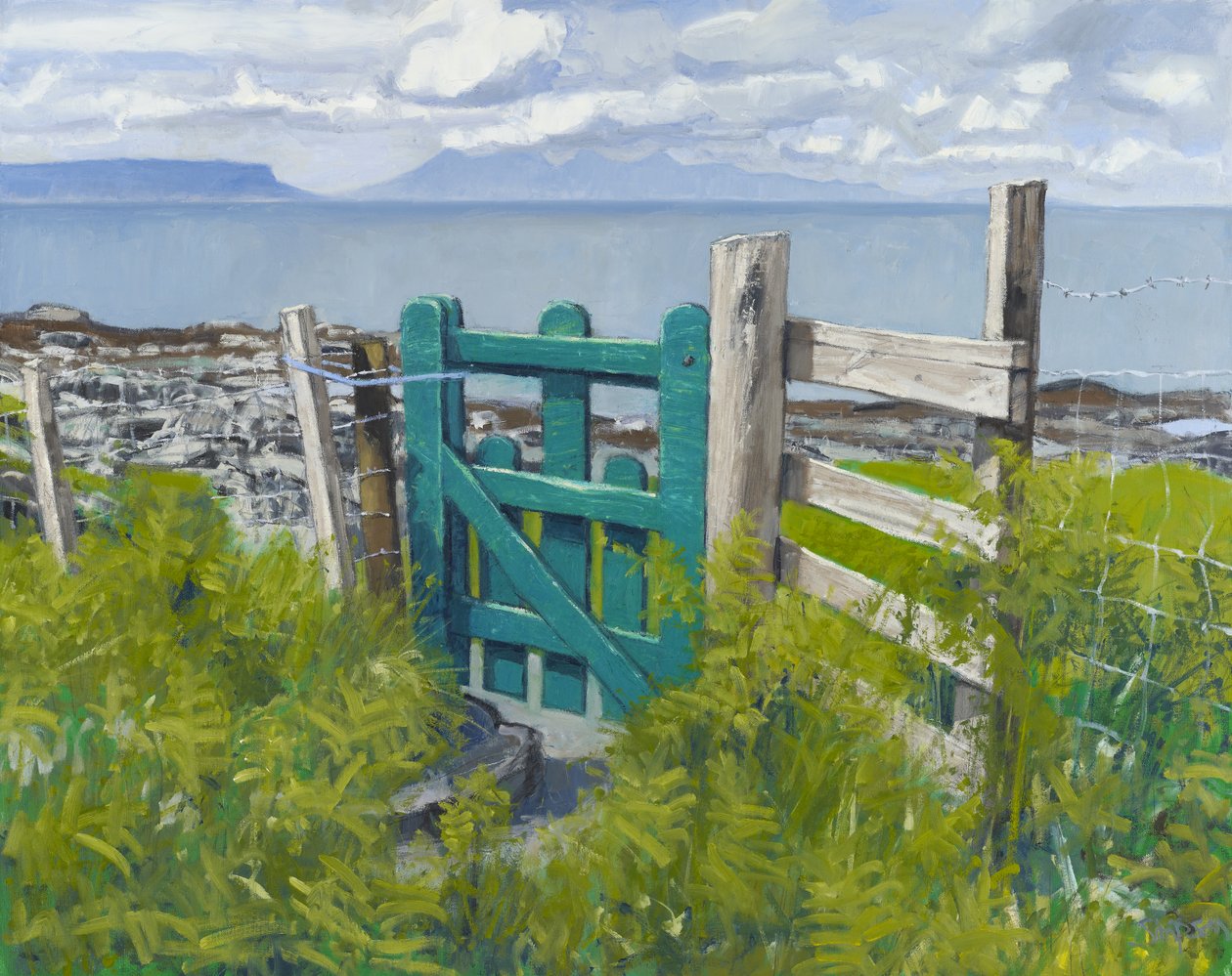 Puerta, 2012 (óleo sobre lienzo) de Charles Simpson