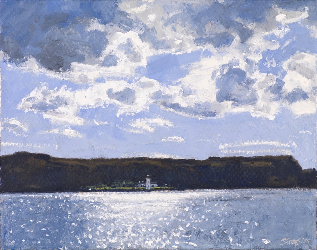 Faro, 2017 (óleo sobre lienzo) de Charles Simpson