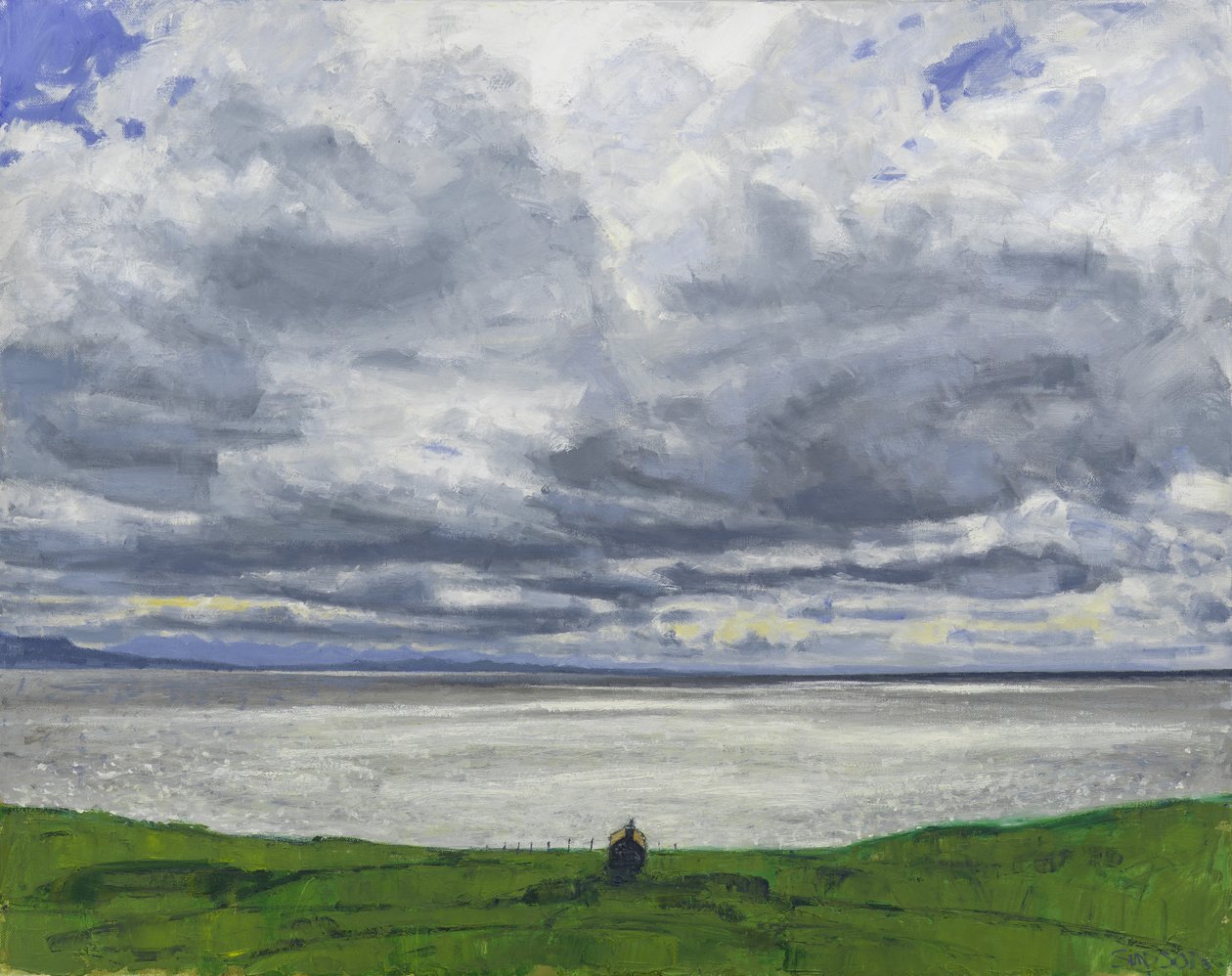 Costa noroeste, 2017 (óleo sobre lienzo) de Charles Simpson