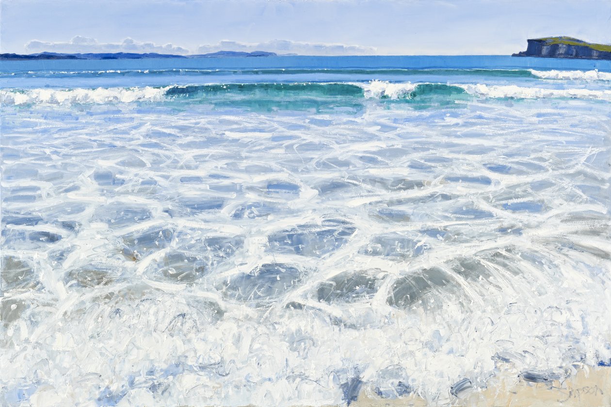 Oldshoremore Sea, 2010 (óleo sobre lienzo) de Charles Simpson