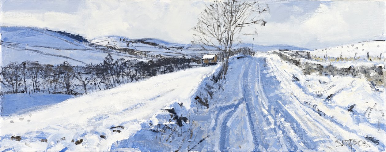 Winter Valley, 2011 (óleo sobre lienzo) de Charles Simpson