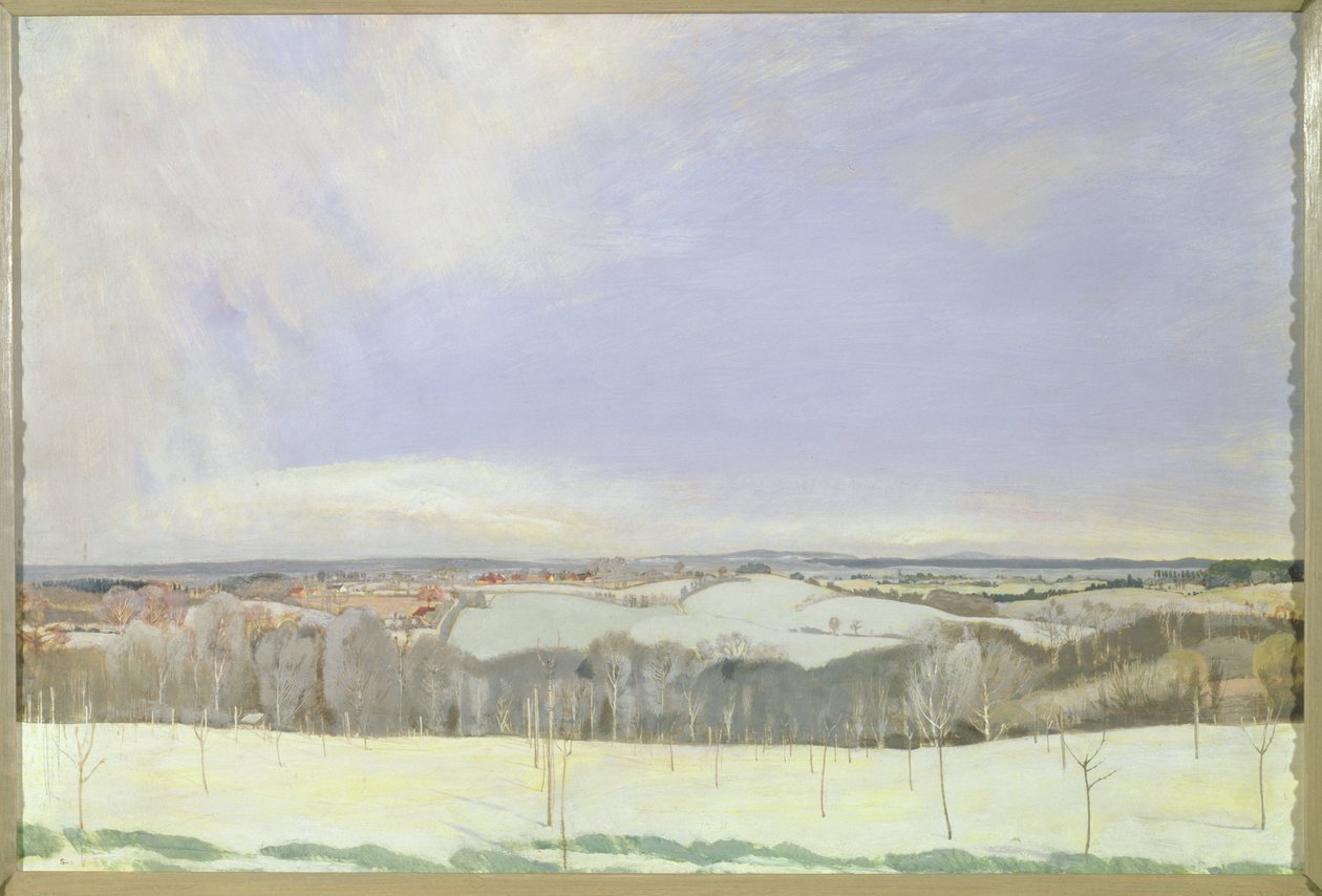 El invierno en Weald de Charles Sims