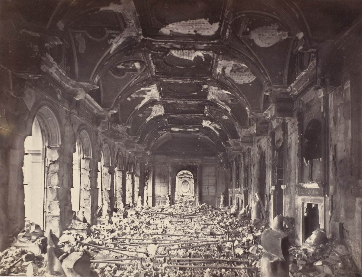 Gran Sala del Consejo de Estado, mayo 1871 de Charles Soulier