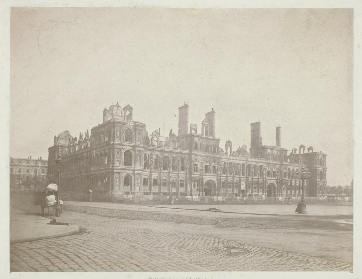 Paris Fire (La Fachada del Ayuntamiento), de la serie "Paris Incendié" de Charles Soulier