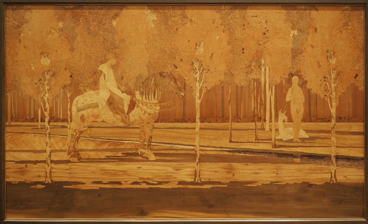 La Dama y el Unicornio 1925 de Charles Spindler