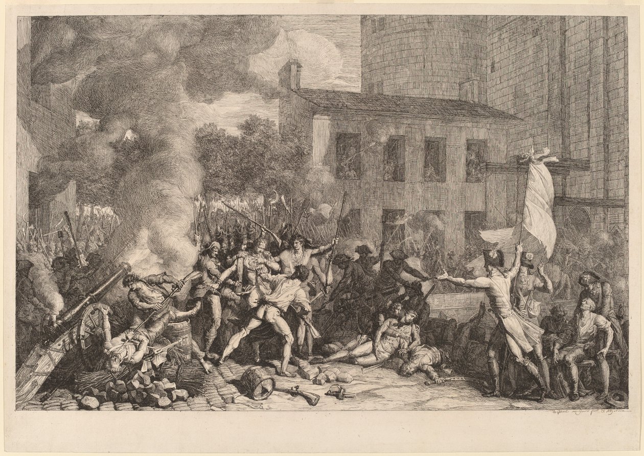 Toma de la Bastilla, el 14 de julio de 1789 de Charles Thevenin