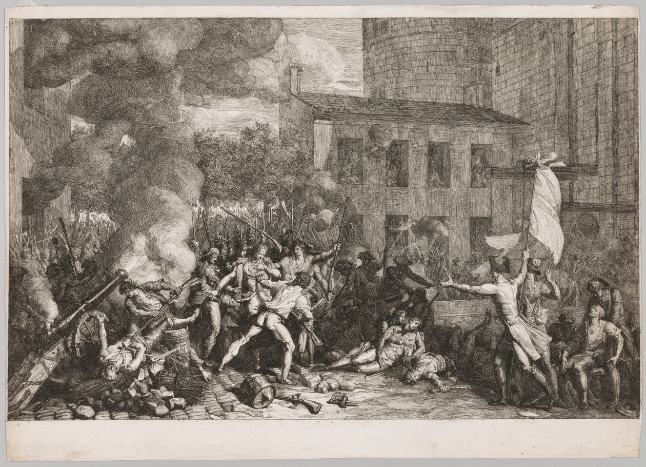 El Asalto a la Bastilla, 14 de julio de 1789, 1790 de Charles Thevenin