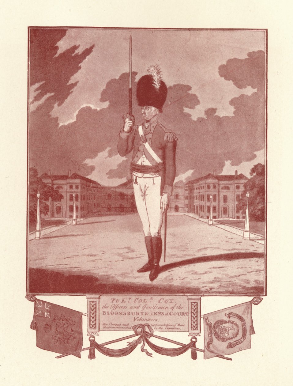 Oficiales y caballeros de los Voluntarios de Bloomsbury & Inns of Court, 1780-1820, 1909 de Charles Tomkins