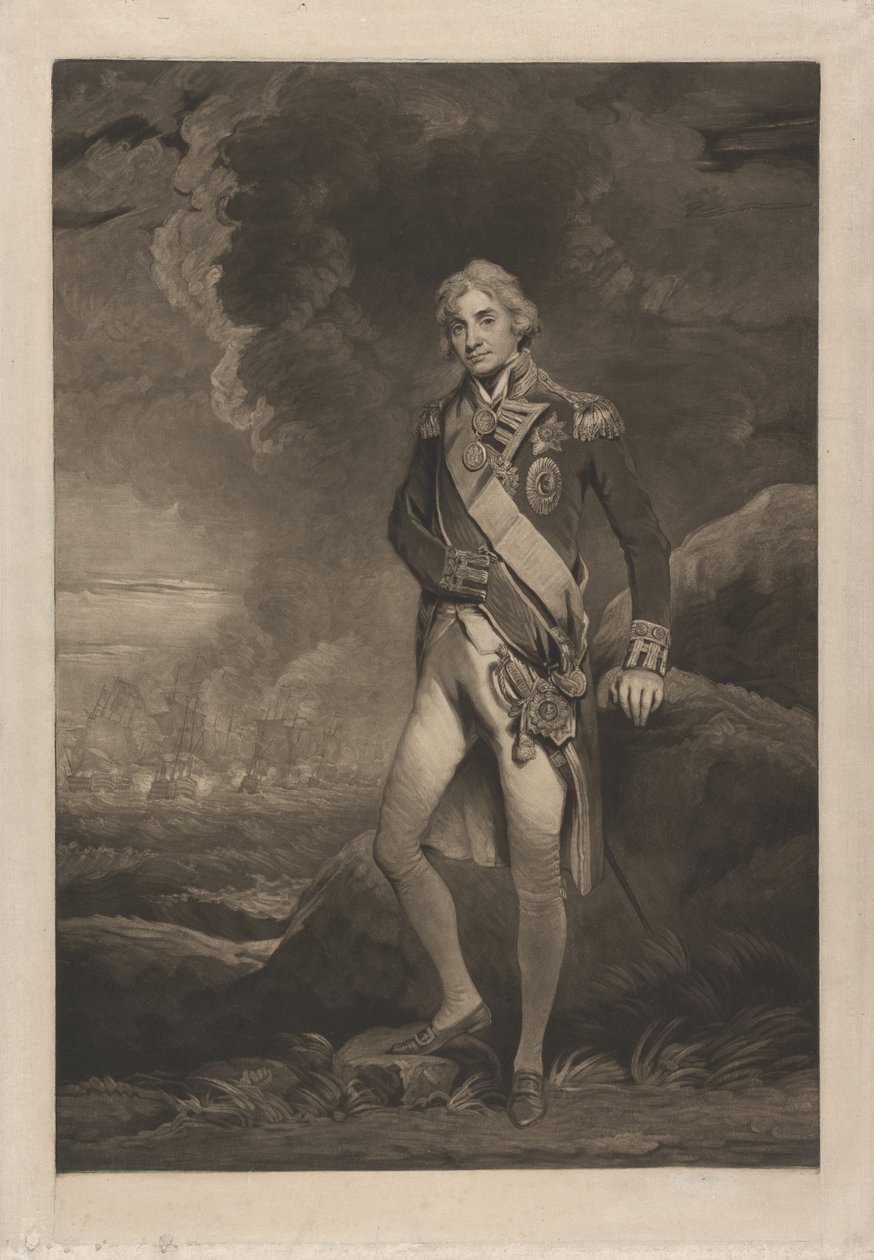 El almirante Lord Nelson de Charles Turner