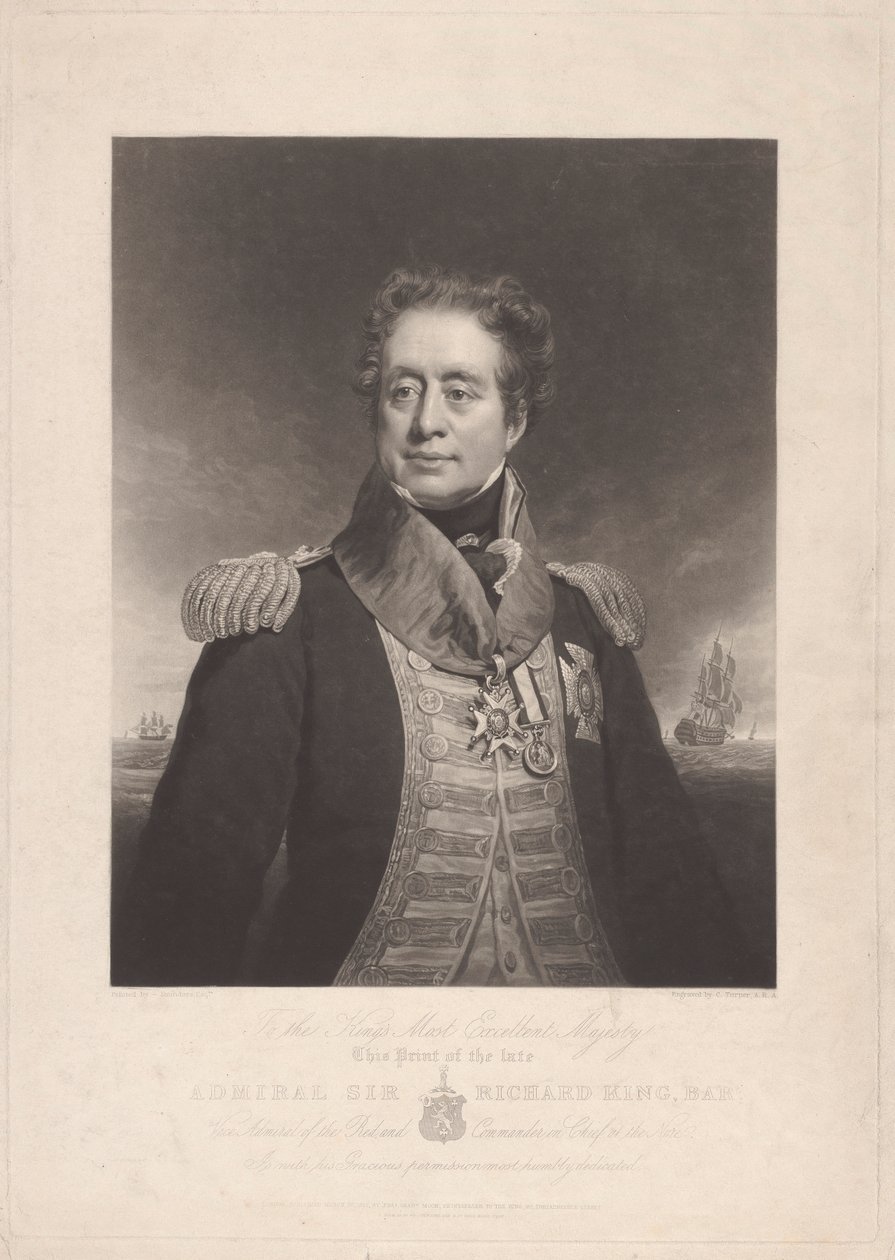 Almirante Sir Richard King de Charles Turner