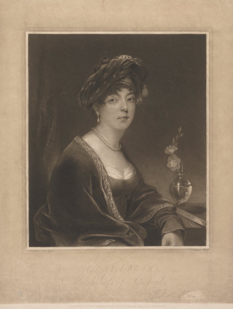 Elizabeth, marquesa de Stafford de Charles Turner