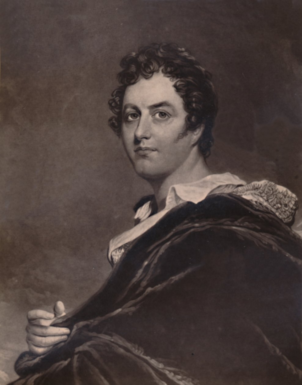 George Noel Gordon Byron, Lord Byron, poeta inglés, 1894 de Charles Turner