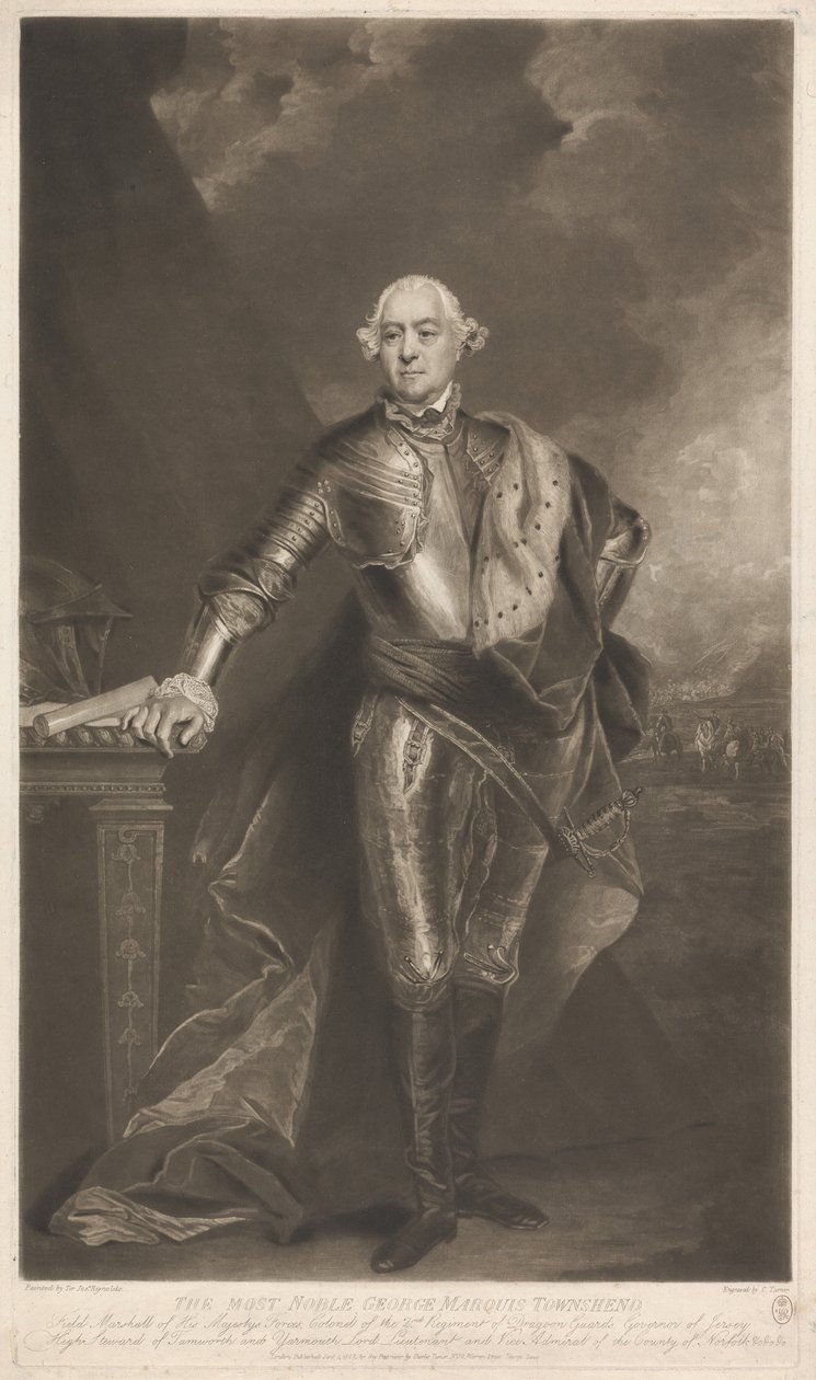 George, primer marqués de Townshend de Charles Turner