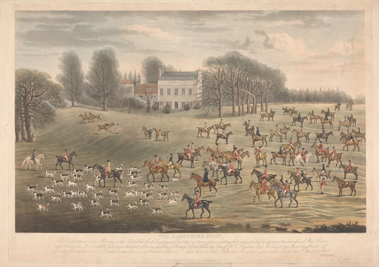 La cacería de Hampshire de Charles Turner